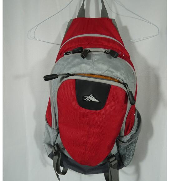 High Sierra Red Sling Back Pack Hiking School Camping 3 Compartment - Picture 1 of 7